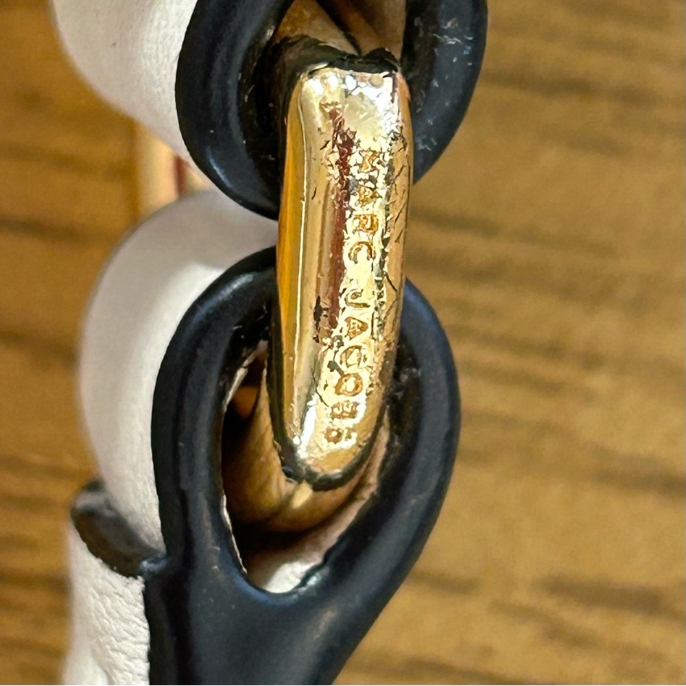 Marc by Marc Jacobs Classic Q Natasha Leather Crossbody Bag With Gold Hardware - Picture 8 of 14